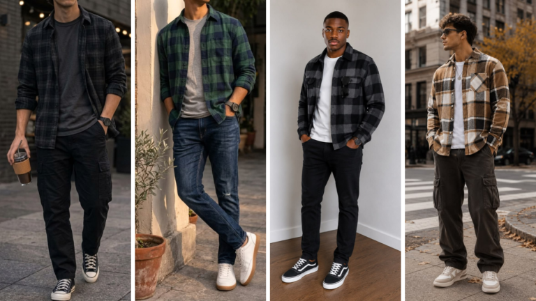 10 Flannel-Over-Tee Outfit Ideas for Men